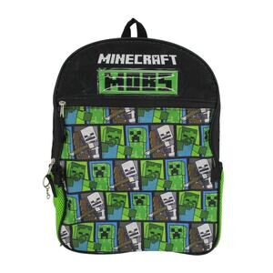 Minecraft Backpack MOBS Creeper, Zombie, Skeleton School Bag